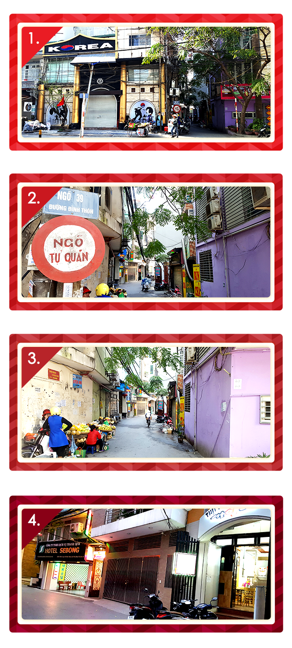 1. 택시를 타고 미딩 송다(한인촌) <span>so nha60 Ngo39 Ding Thon, Nam Tu Liem, Ha Noi</span> 로 가자고 해주세요.
2. 택시에서 내린후 한남가라오케(KOREA) 옆 39거리 딩톤골목으로 들어오세요.
3. 골목에서 20m 정도를 들어오시면 세봉호텔(HOTEL SEBONG) 간판이 보이실거예요.
4. 좌측 입간판 확인 후 서울양꼬치 입구로 들어오시면 됩니다.
5. 혹시라도 위치를 찾기가 어려우시면 <b>035 841 6073</b> 로 전화주세요.